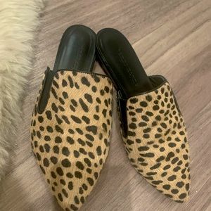 Cheetah Pony Hair Mule